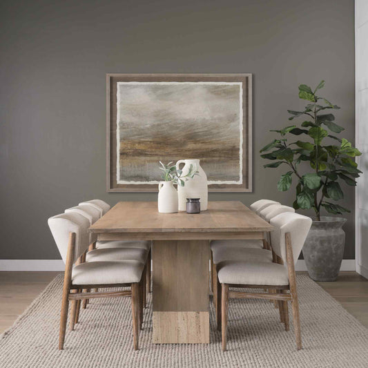 Shivon Wooden Rectangular Dining Table-Dining Tables-Mercana-LOOMLAN