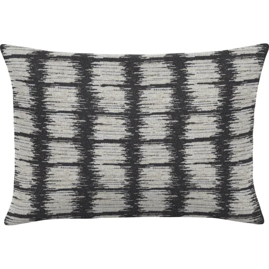 Sicily Gravel Handmade Outdoor Pillow-Outdoor Pillows-Earnest Collection-20"x13" Lumbar-LOOMLAN