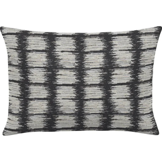 Sicily Gravel Handmade Outdoor Pillow-Outdoor Pillows-Earnest Collection-20"x13" Lumbar-LOOMLAN