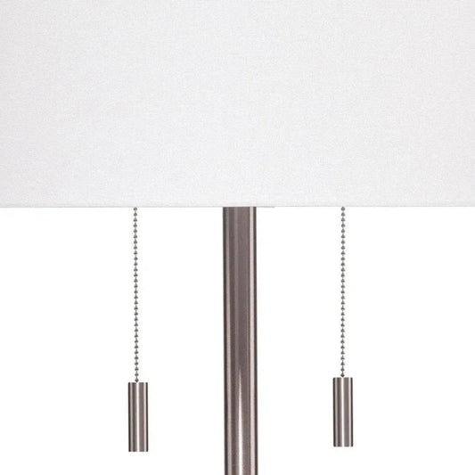 Silver Iron Lincoln Floor Lamp-Floor Lamps-Jamie Young-LOOMLAN
