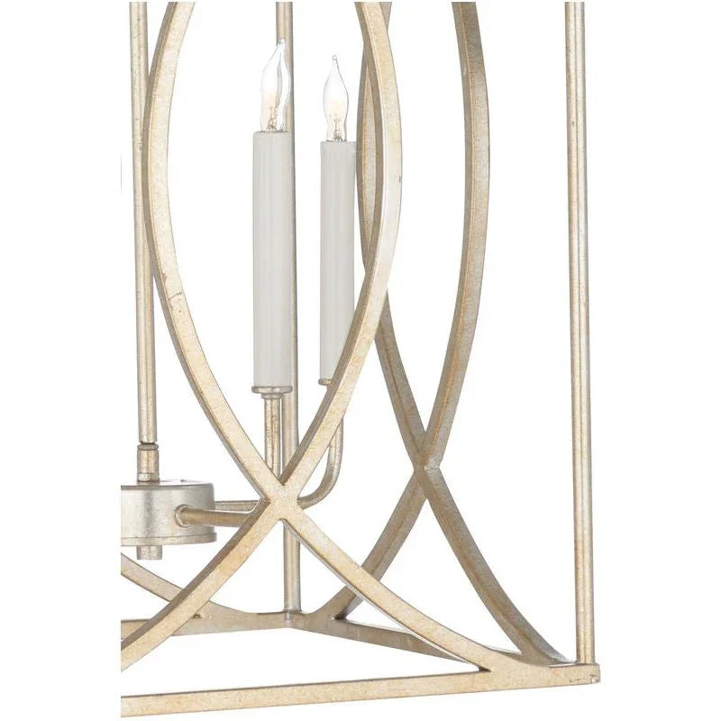 Society Hill Adjustable Silver Chandelier - LOOMLAN - Wildwood - Chandeliers