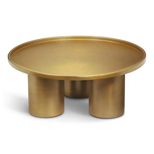 Sofia Steel Round Coffee Table - LOOMLAN - Urbia - Coffee Tables
