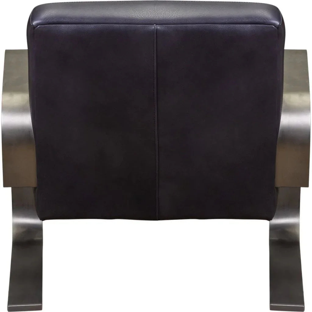 Soho Minimalist Design Leather Chair - LOOMLAN - Olivia + Quinn - Club Chairs