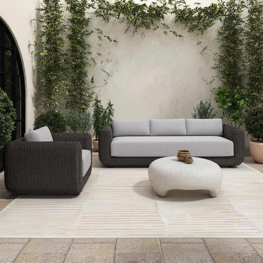 Soma Sunproof Quick - Dry Cushions Outdoor Sofa - LOOMLAN - Moe's Home - Outdoor Sofas & Loveseats