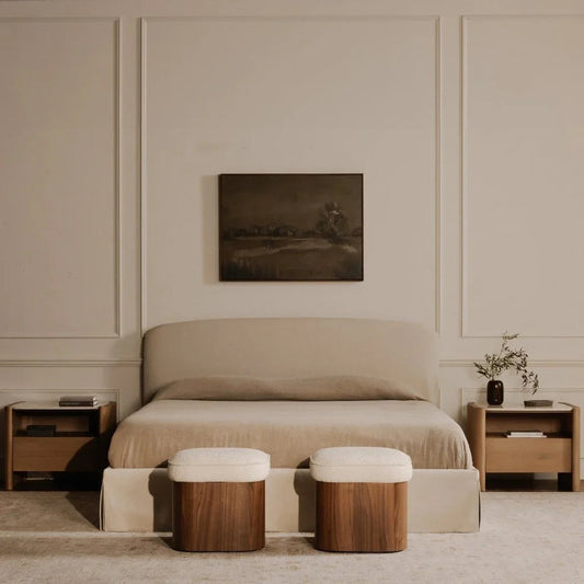 Sonny Wood Lift - Top Storage Stool - LOOMLAN - Moe's Home - Poufs and Stools