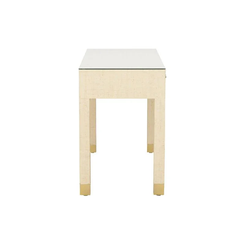 Sophisticate Saguran Warpped Console Table - LOOMLAN - Wildwood - Console Tables