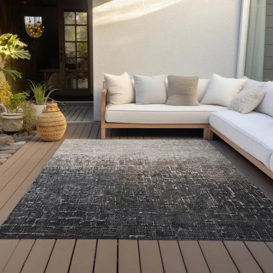 Sorella Brown Washable Indoor-Outdoor Rug-Outdoor Rugs-LOOMLAN Rugs-LOOMLAN