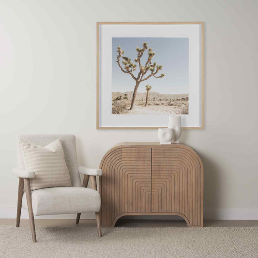 Sorina Light Brown Wood Accent Cabinet