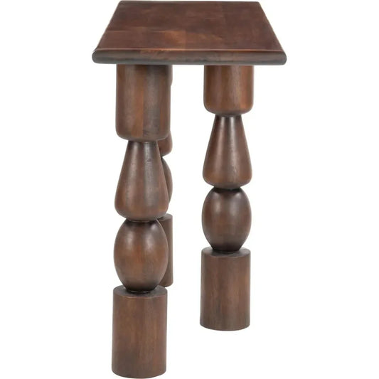 Split Console Table Brown - LOOMLAN - Zuo Modern - Console Tables