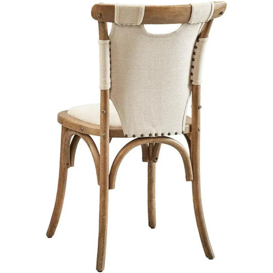 Split Shoulder Dining Chair Set of 2 - LOOMLAN - Furniture Classics - Dining Chairs