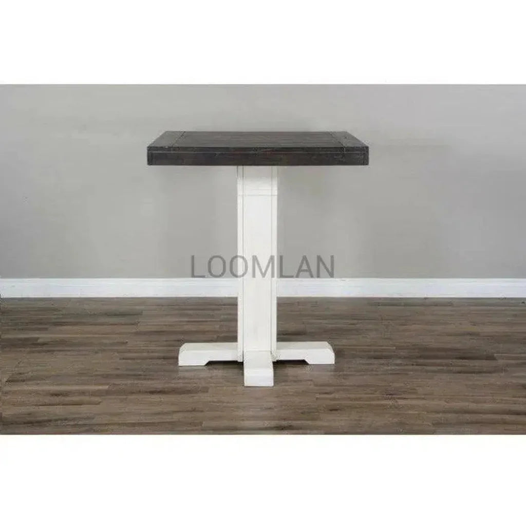 Square Adjustable Height Pub Table - LOOMLAN - Sunny D - Bar Tables