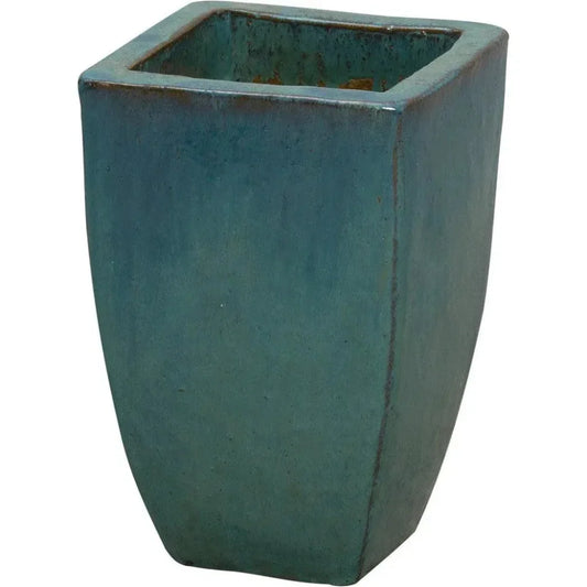 Square Handmade Ceramic Planter - LOOMLAN - Emissary - Planters