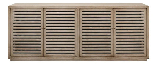 St. Nevis Four Shelve Wood Sideboard - LOOMLAN - Sarreid - Sideboards