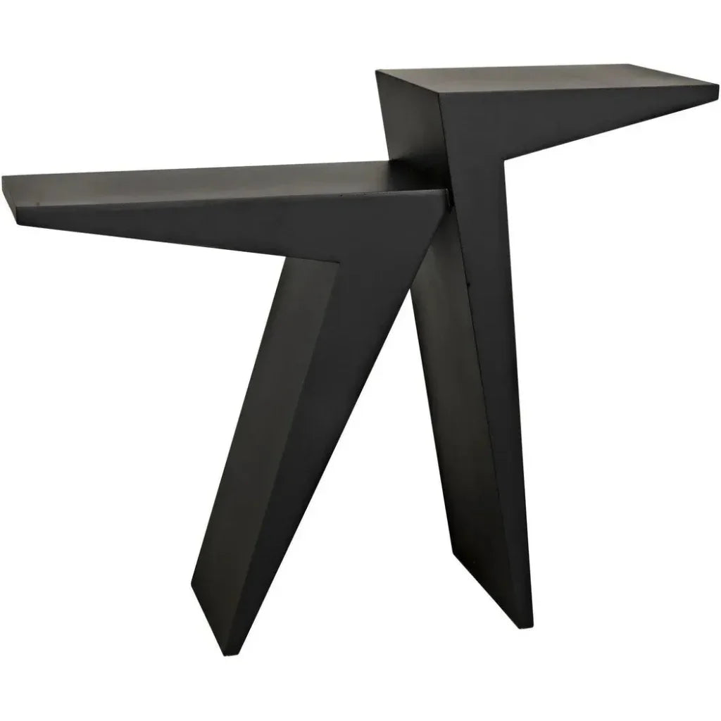 Steam Console, Black Steel - LOOMLAN - Noir - Console Tables