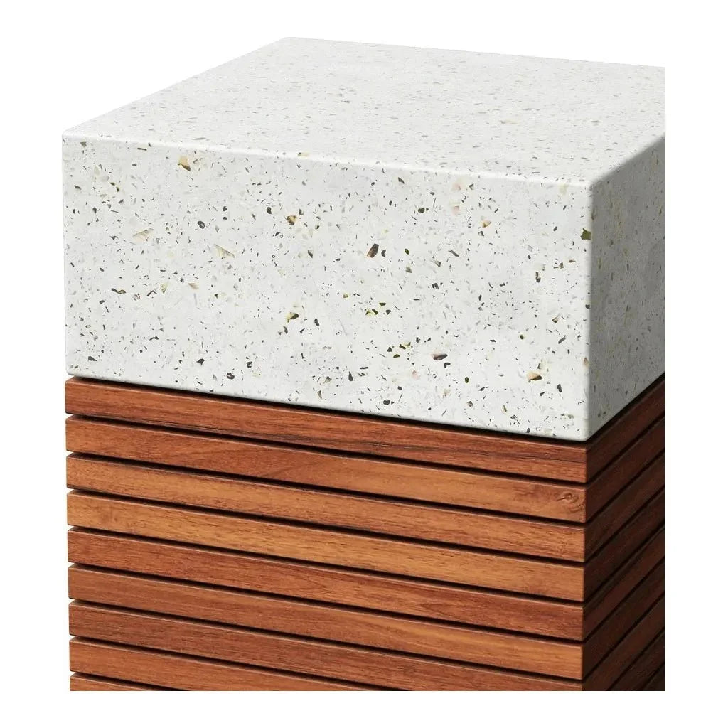 Stecca Alto Concrete Made Outdoor Stool-Garden Stools-Urbia-LOOMLAN