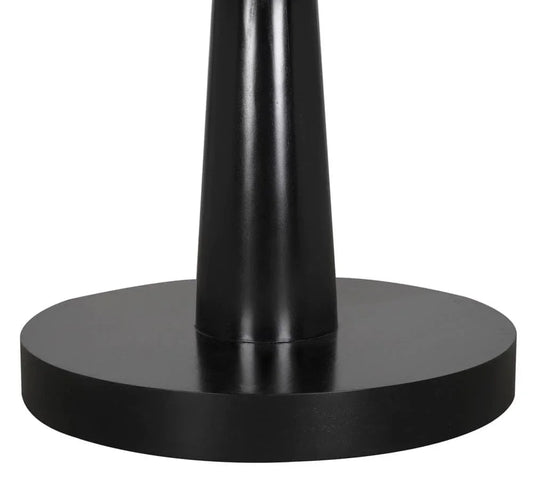 Stella Wooden Black Dining Table-Dining Tables-Noir-LOOMLAN