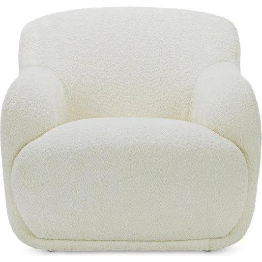 Stevie Performance Fabric Lounge Armchair-Lounge Chairs-Moe's Home-Cream-LOOMLAN