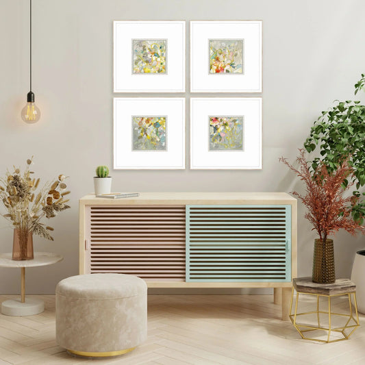 Strings of Lights Wood Framed Wall Art 4PC