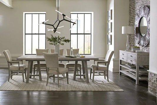 Studio 20 Off - White Fabric Dining Chair (Set of 2) - LOOMLAN - Palmetto Home - Dining Chairs