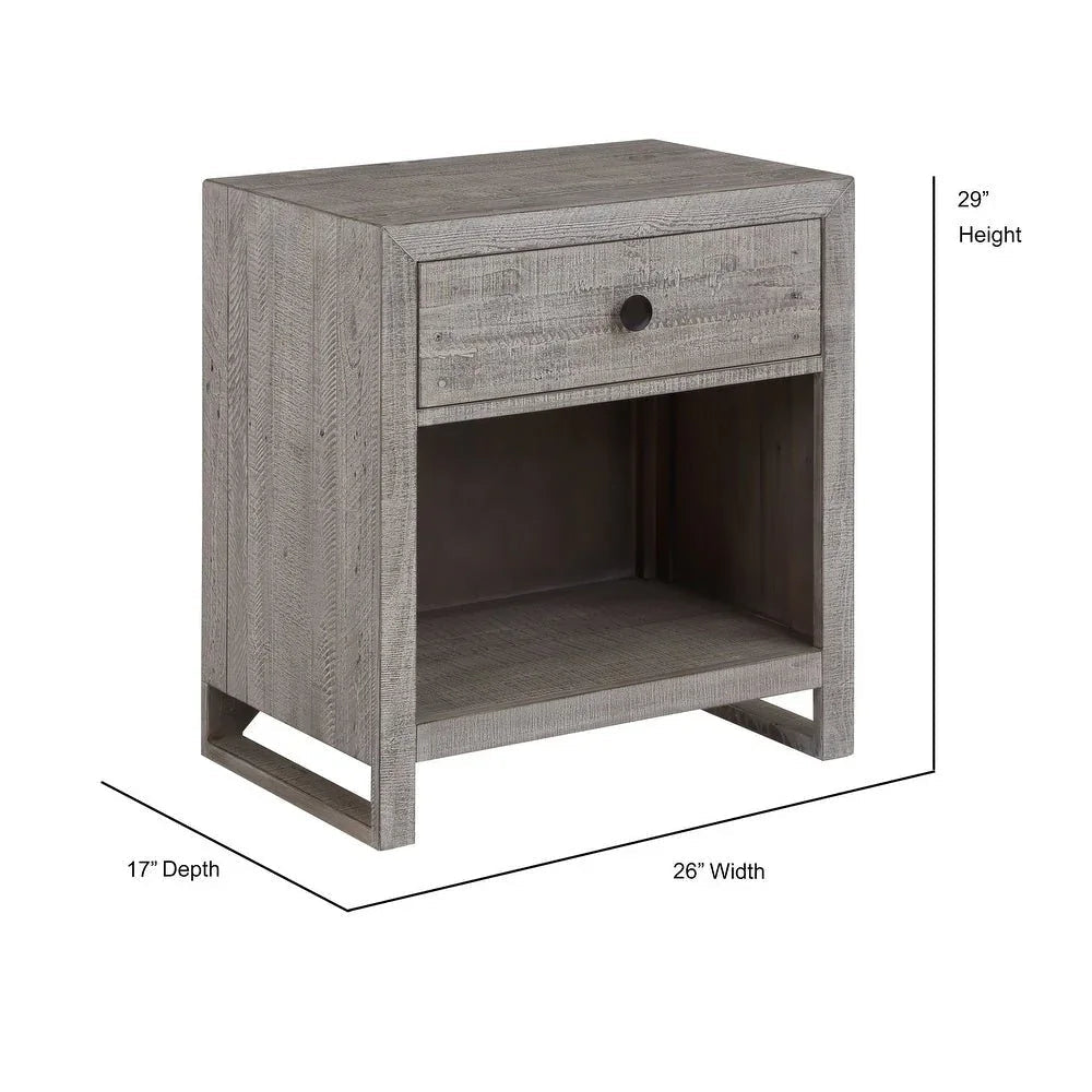 Studio 20 One Drawer Nightstand - LOOMLAN - Palmetto Home - Nightstands