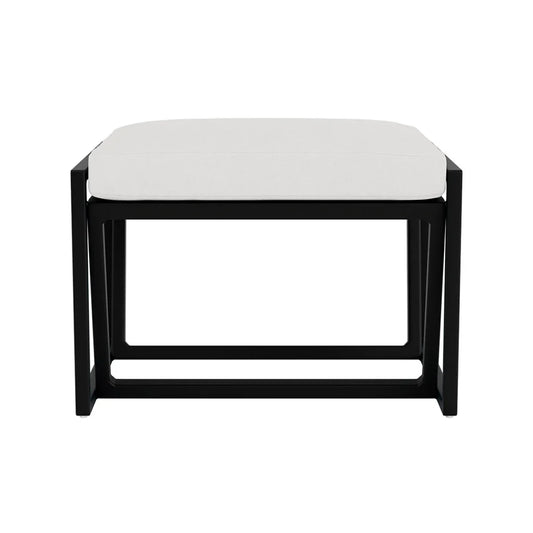 Summit Aluminum Frame Outdoor Ottoman-Outdoor Ottomans-Lloyd Flanders-LOOMLAN
