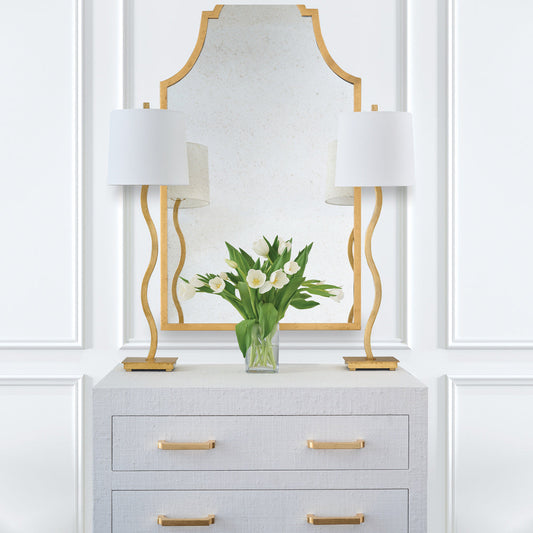 Sway Buffet Gold Leaf Table Lamp