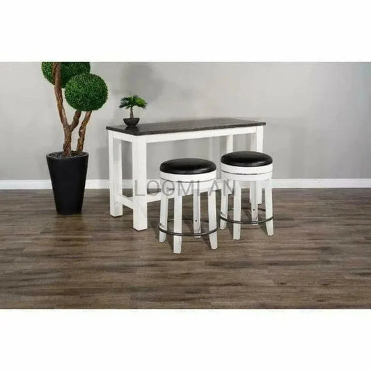 Swivel Backless Counter Height Chair - LOOMLAN - Sunny D - Counter Stools