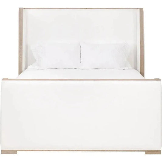 Tailor White Bed Stain Resistant - Beige Accents - LOOMLAN - Essentials For Living - Beds