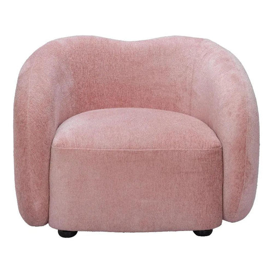 Tallin Mauve Pink Accent Arm Chair - LOOMLAN - Zuo Modern - Club Chairs