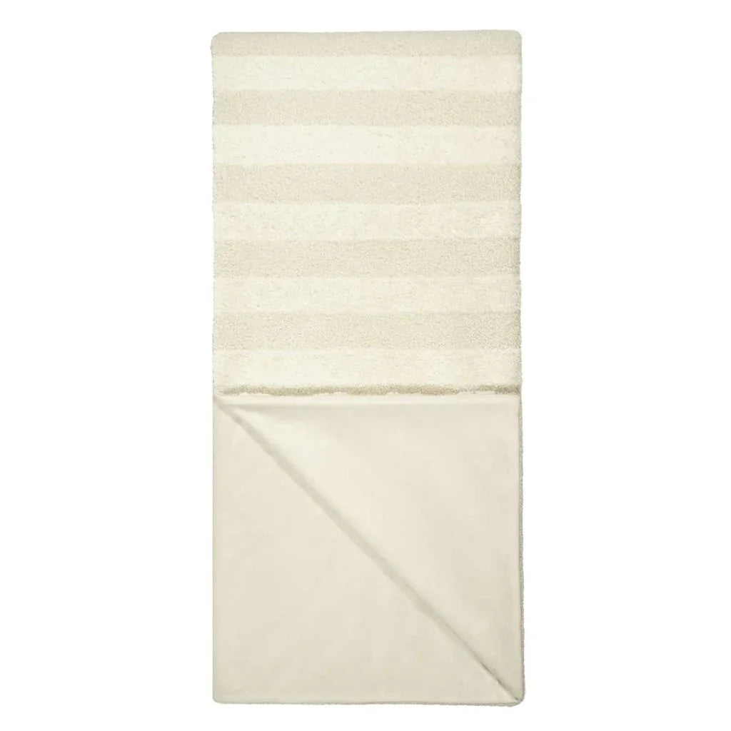 Tamed Handcrafted Ivory Throw Blanket - LOOMLAN - D.V. Kap - Throw Blankets