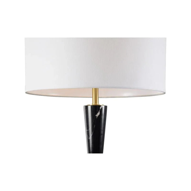 Tapered Silhouette Smooth Marble Design Table Lamp - LOOMLAN - Wildwood - Table Lamps