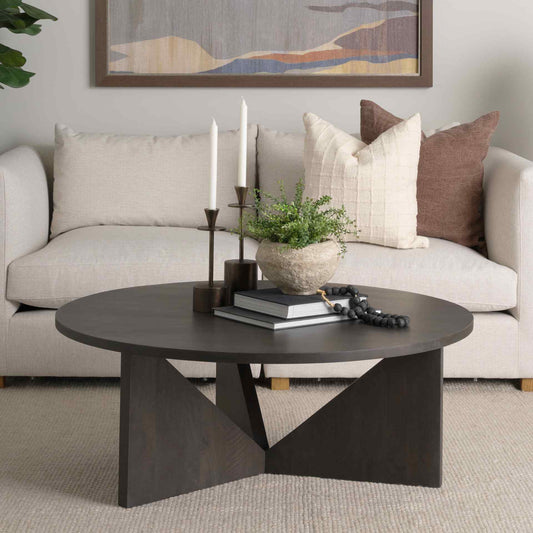 Tarro Wooden Brown Coffee Table