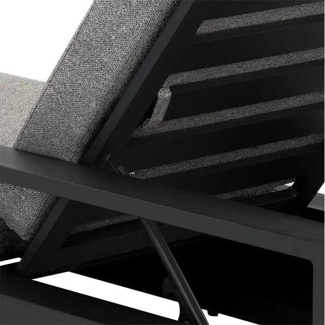 Tavira Lounger Lanikai Salt & Pepper Outdoor Chair-Outdoor Cabanas & Loungers-SUNPAN-LOOMLAN