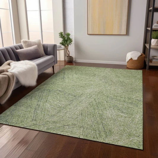 Terra Aloe Washable Indoor-Outdoor Rug-Outdoor Rugs-LOOMLAN Rugs-LOOMLAN