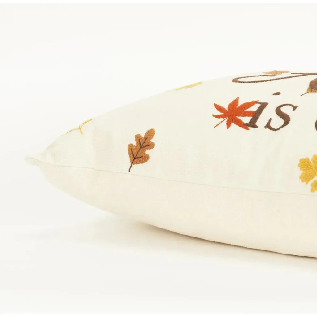 Thanksgiving Decorative Lumbar Pillow Authumn Joy - LOOMLAN - LOOMLAN - Throw Pillows