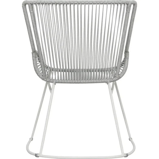 The Dane Dining Arm Chair 2PC Grey Patio Dining Chairs-Outdoor Dining Chairs-Seasonal Living-LOOMLAN