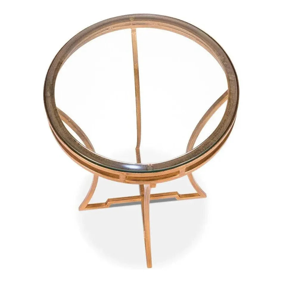 The Wine Money Table Round End Table - LOOMLAN - Sarreid - Side Tables