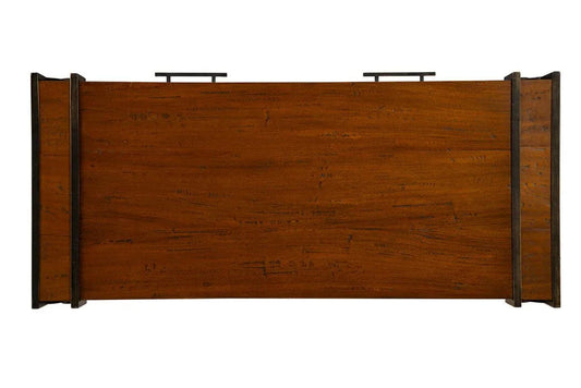 Thorpe Two Drawer Wood Desk-Home Office Desks-Furniture Classics-LOOMLAN