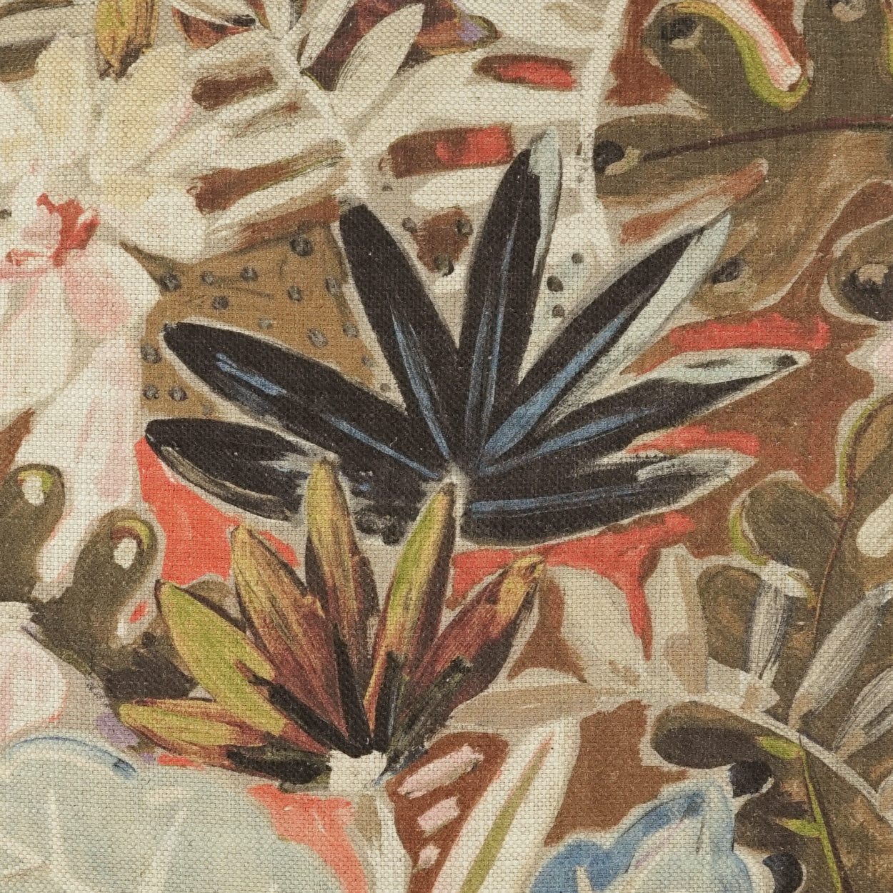 Thriving Multicolor Throw Pillow