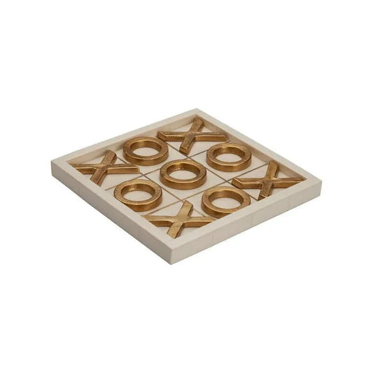 Tic Tac Toe White Game Box - LOOMLAN - Chelsea House - Boxes & Bowls