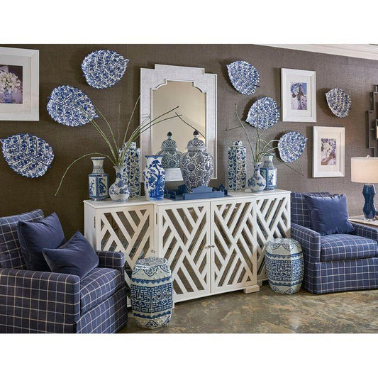 Tidewater Wooden White Cabinet - LOOMLAN - Chelsea House - Accent Cabinets