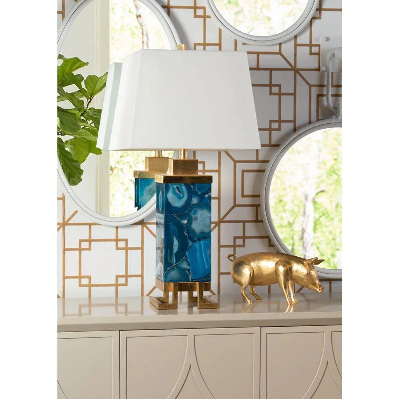 Tobago White Iron Framed Wall Mirror - LOOMLAN - Wildwood - Wall Mirrors
