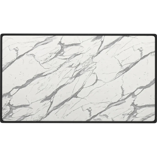 Tokai White Stone & Wood Rectangular Dining Table-Dining Tables-Zuo Modern-LOOMLAN