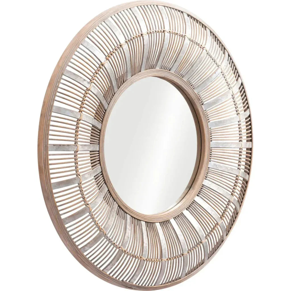 Toto Mirror Antique Gold - LOOMLAN - Zuo Modern - Wall Mirrors
