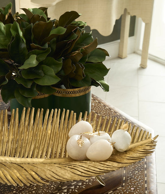 Tracery Iron Green Cachepot