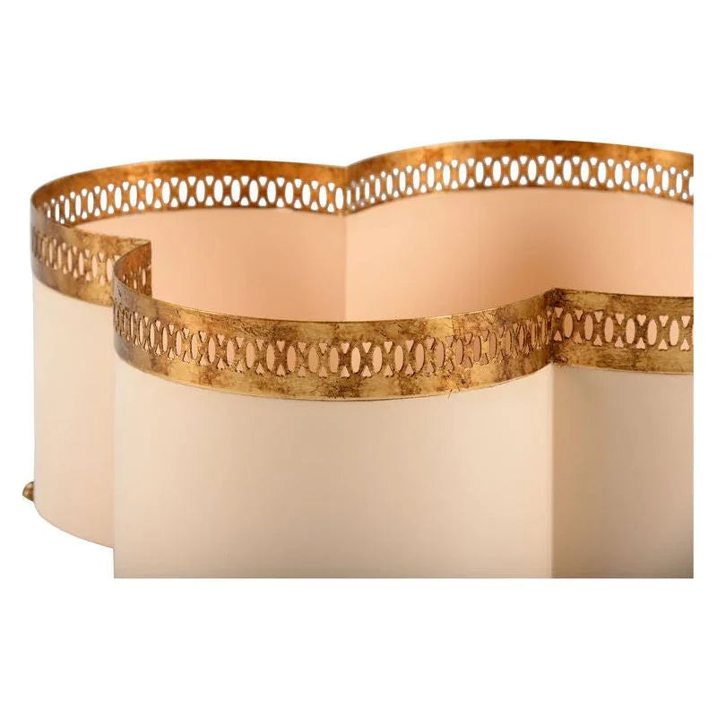 Tracery Traditional Design Porcelain Cachepot - LOOMLAN - Chelsea House - Planters