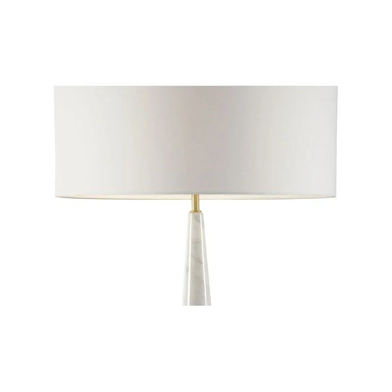 Tulip White Marble Silhouette Table Lamp - LOOMLAN - Wildwood - Table Lamps