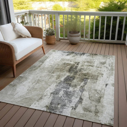Tundra Brown Washable Indoor-Outdoor Rug-Outdoor Rugs-LOOMLAN Rugs-LOOMLAN