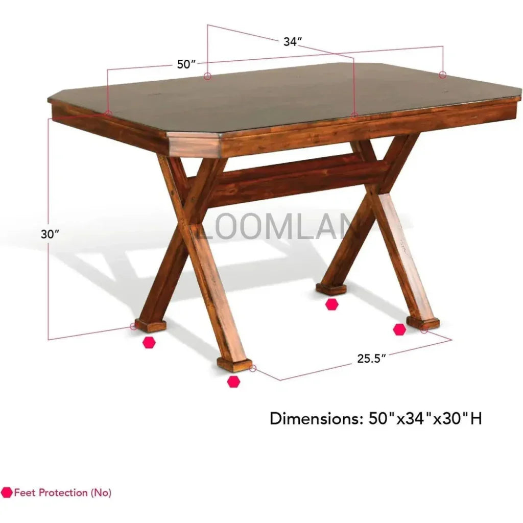 Tuscany Wooden Breakfast Nook Set With Storage Bench-Dining Table Sets-Sunny D-LOOMLAN