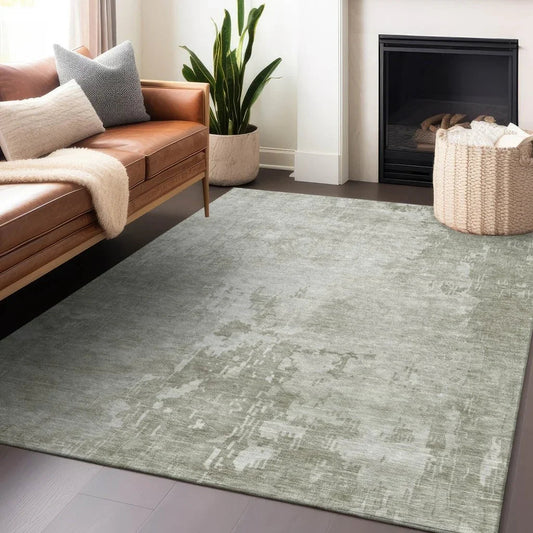 Uma Ivory Washable Indoor - Outdoor Rug - LOOMLAN - LOOMLAN Rugs - Outdoor Rugs